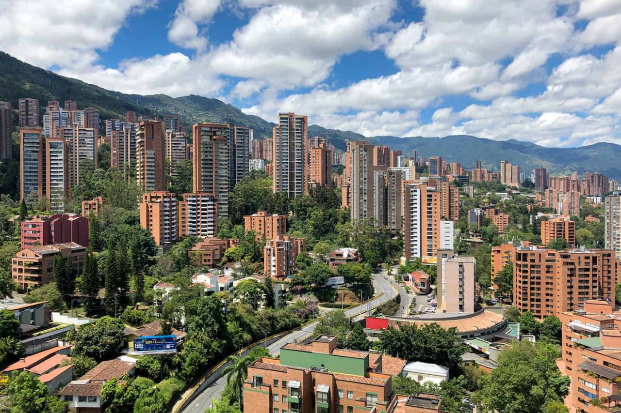El Poblado, ciudad de Medellín, una metropoli verde