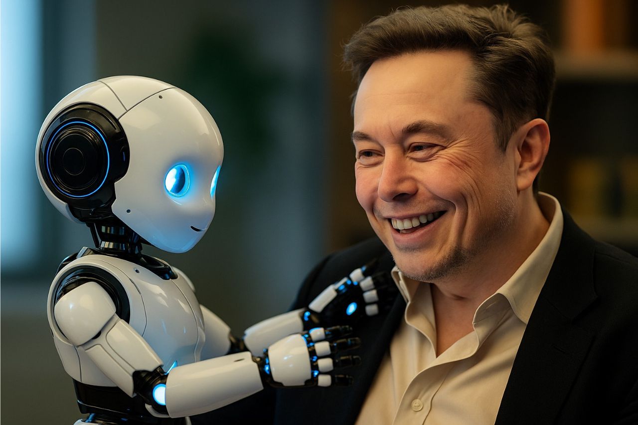 Elon Musk anuncia inteligencia artificial para niños.